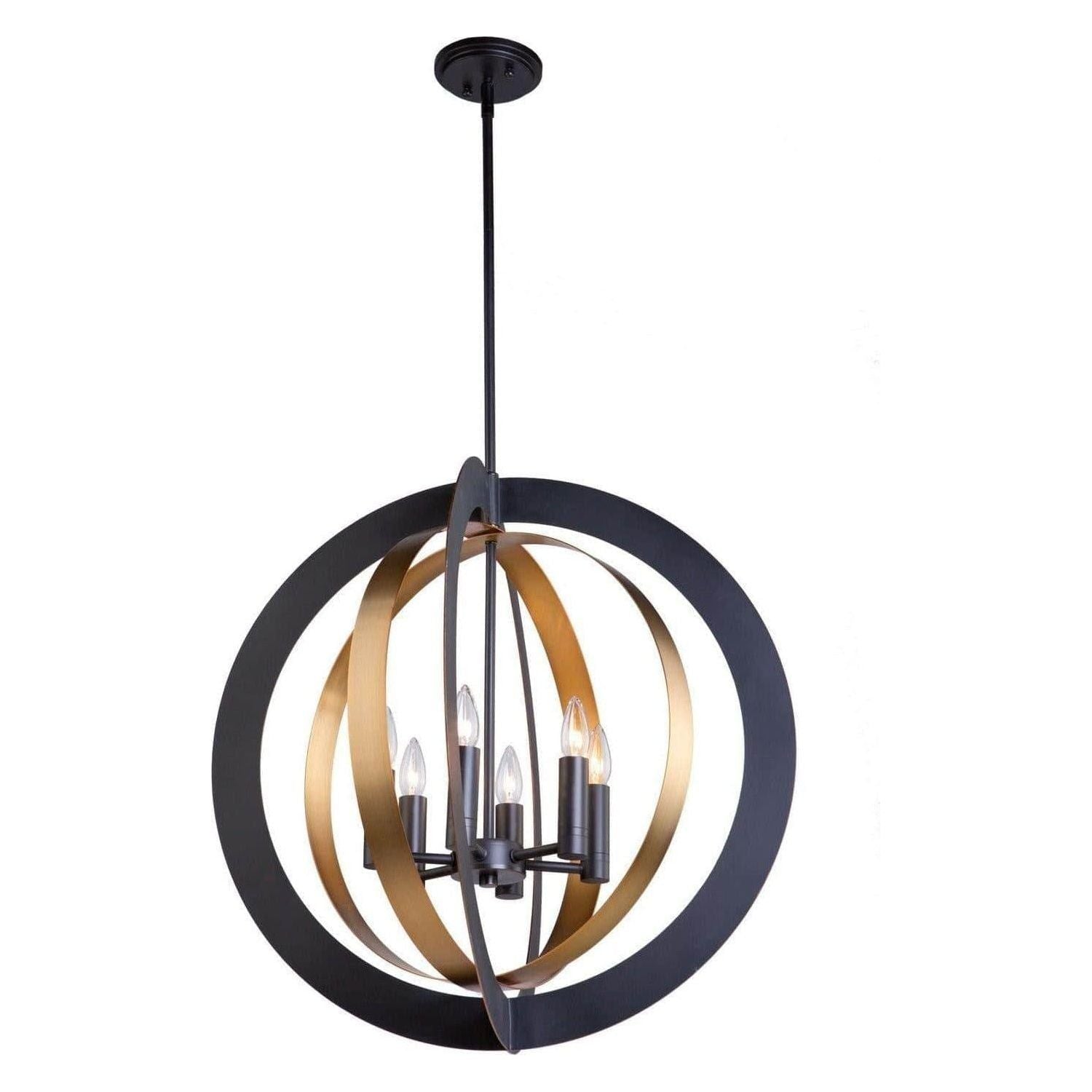 Artcraft Lighting - Capri Six Light Chandelier - AC11236 | Montreal Lighting & Hardware