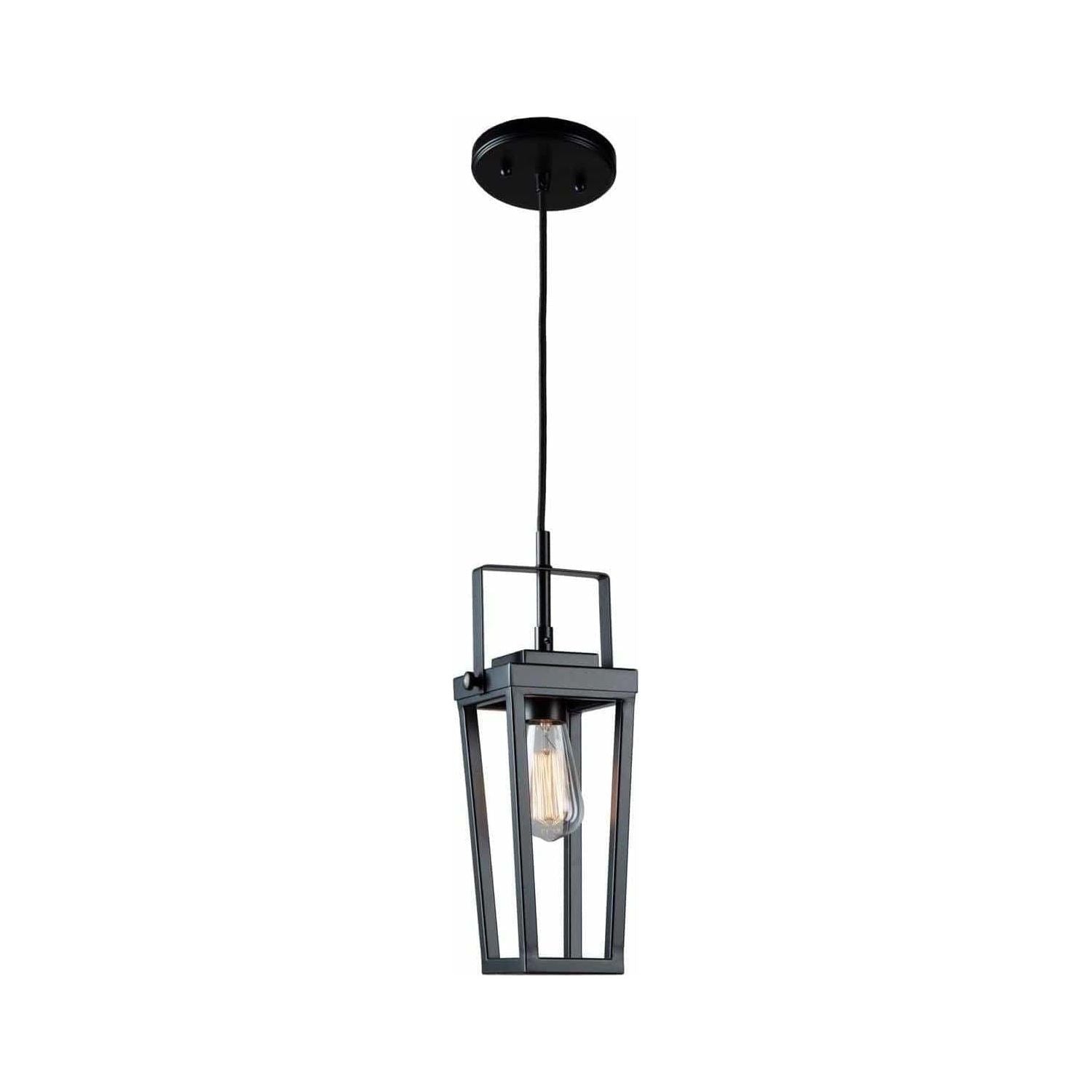 Artcraft Lighting - Carriage Rectangular Pendant - AC11701BK | Montreal Lighting & Hardware