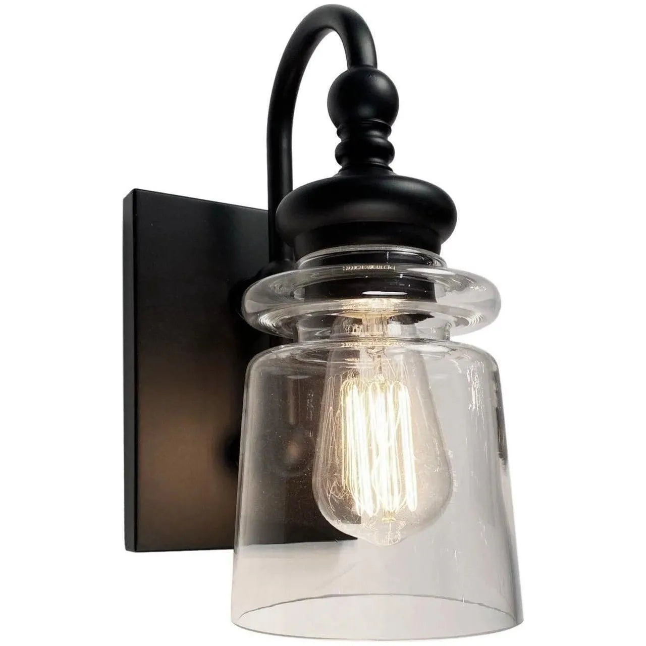 Artcraft Lighting - Castara One Light Wall Sconce - AC11591BK | Montreal Lighting & Hardware