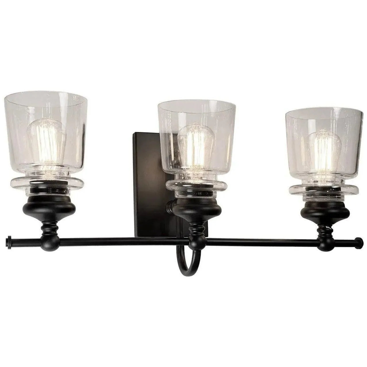Artcraft Lighting - Castara Three Light Wall Sconce - AC11593BK | Montreal Lighting & Hardware