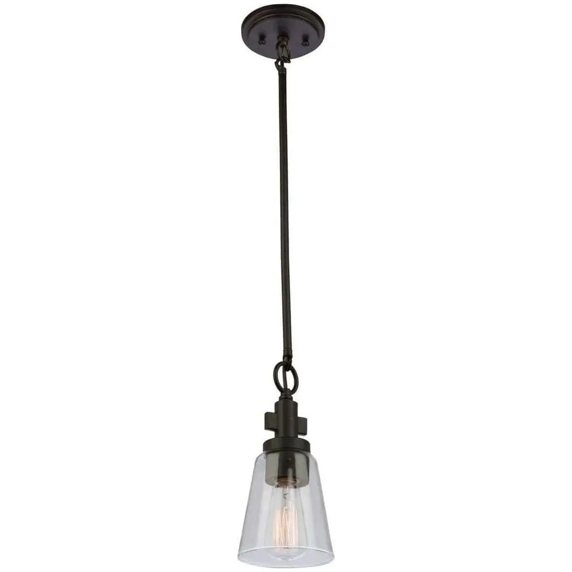 Artcraft Lighting - Clarence One Light Pendant - AC10761OB | Montreal Lighting & Hardware
