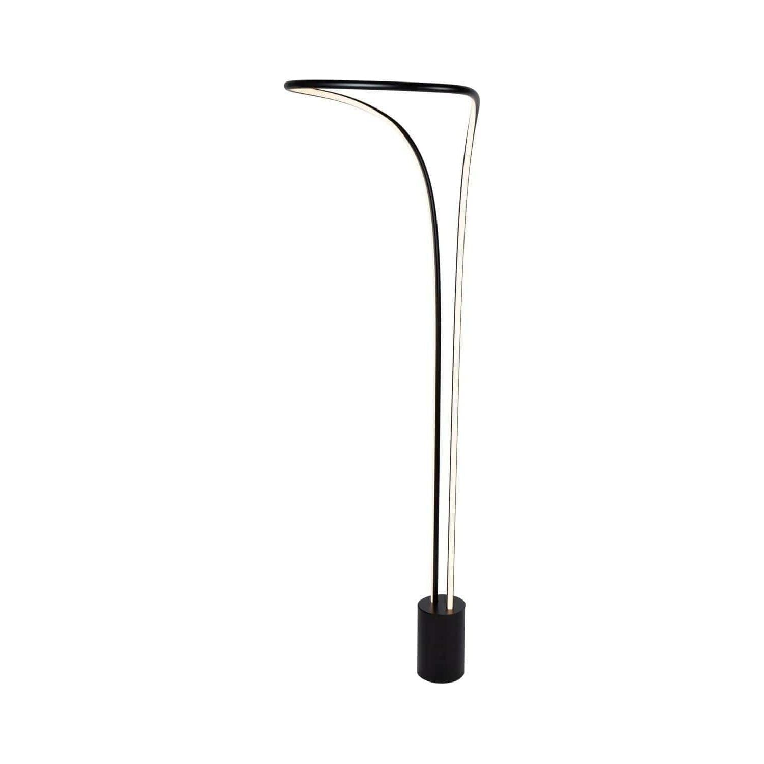 Artcraft Lighting - Cortina Tubular LED Floor Lamp - AC7589BK | Montreal Lighting & Hardware