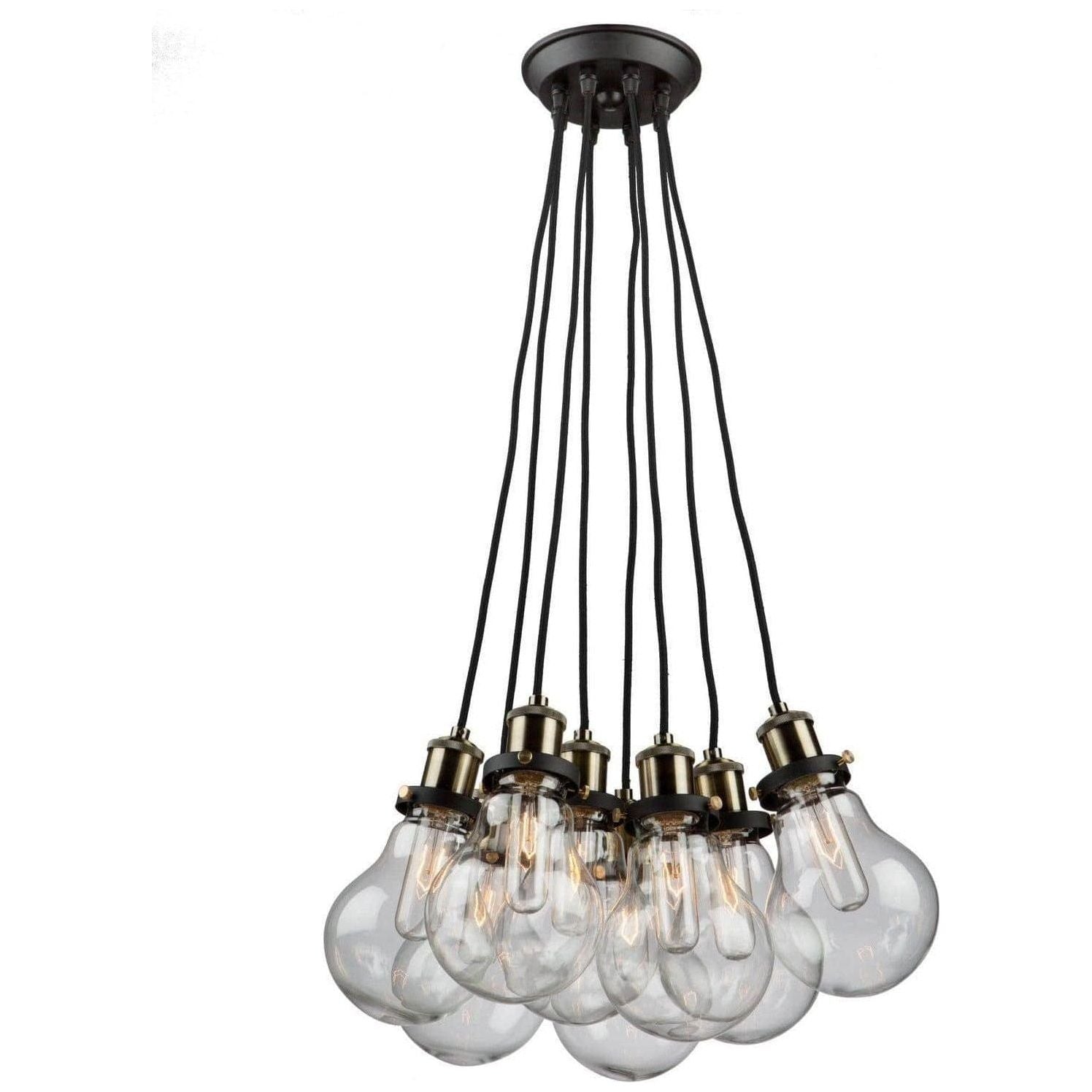 Artcraft Lighting - Edison Eight Light Chandelier - AC10488 | Montreal Lighting & Hardware