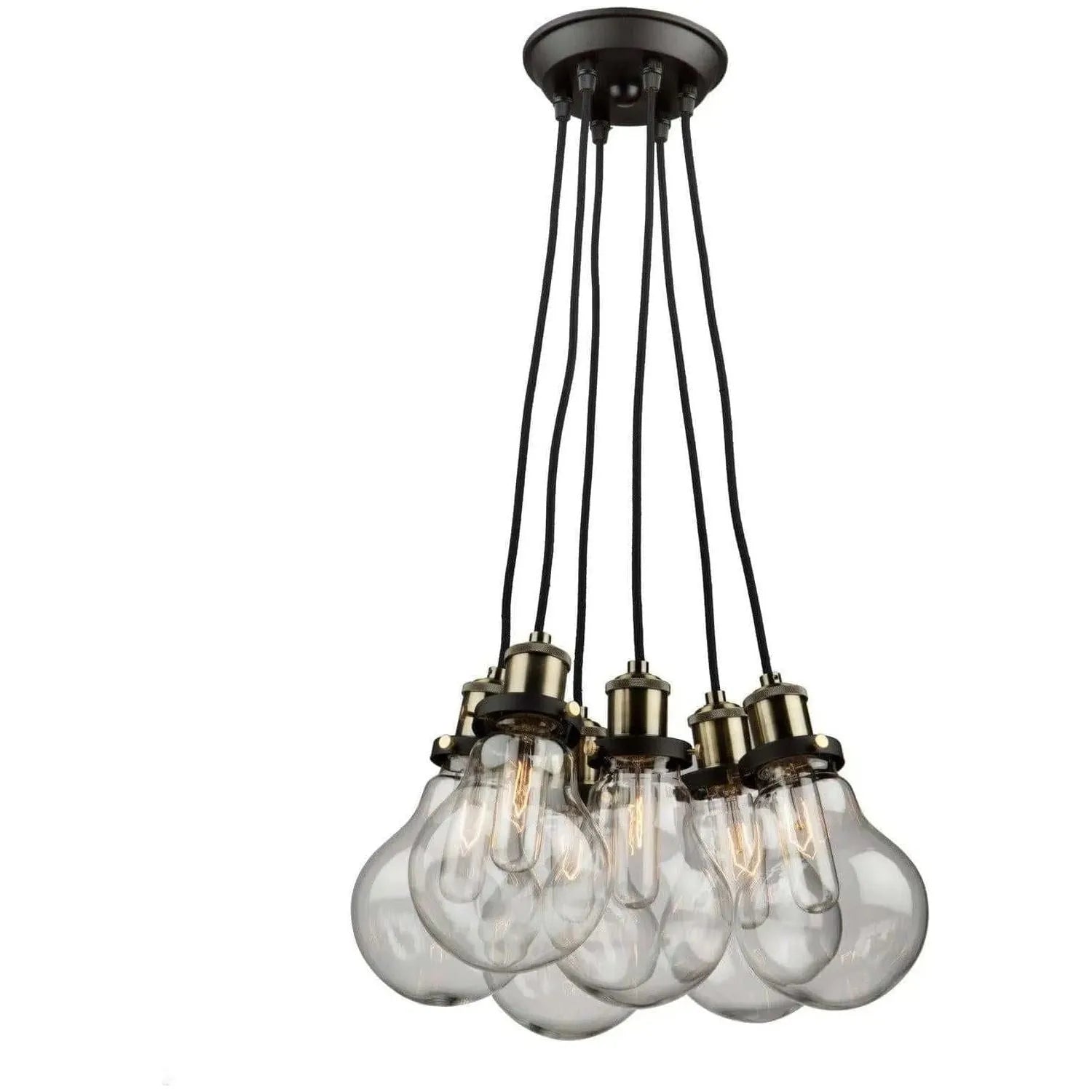 Artcraft Lighting - Edison Five Light Chandelier - AC10485 | Montreal Lighting & Hardware