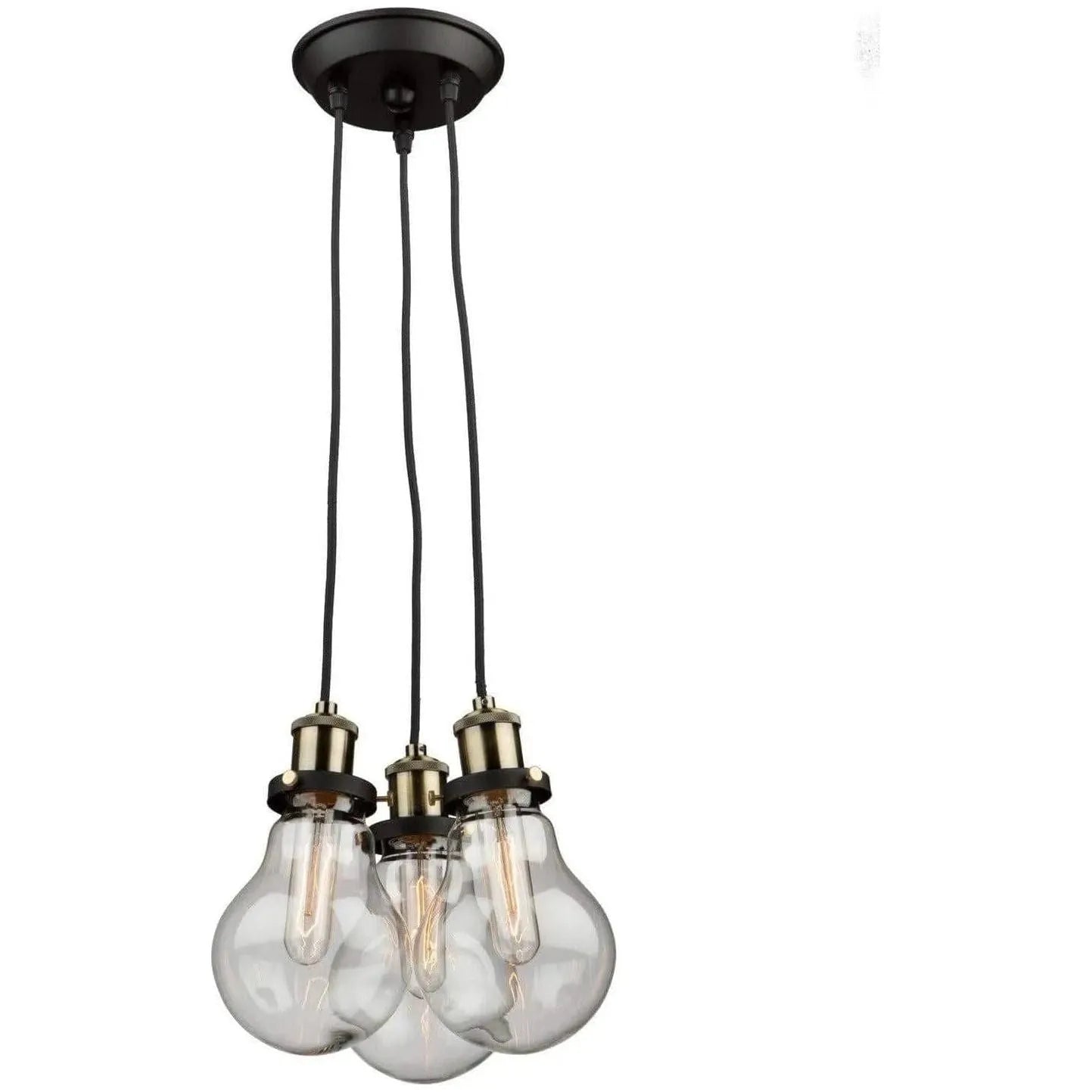 Artcraft Lighting - Edison Three Light Chandelier - AC10483 | Montreal Lighting & Hardware