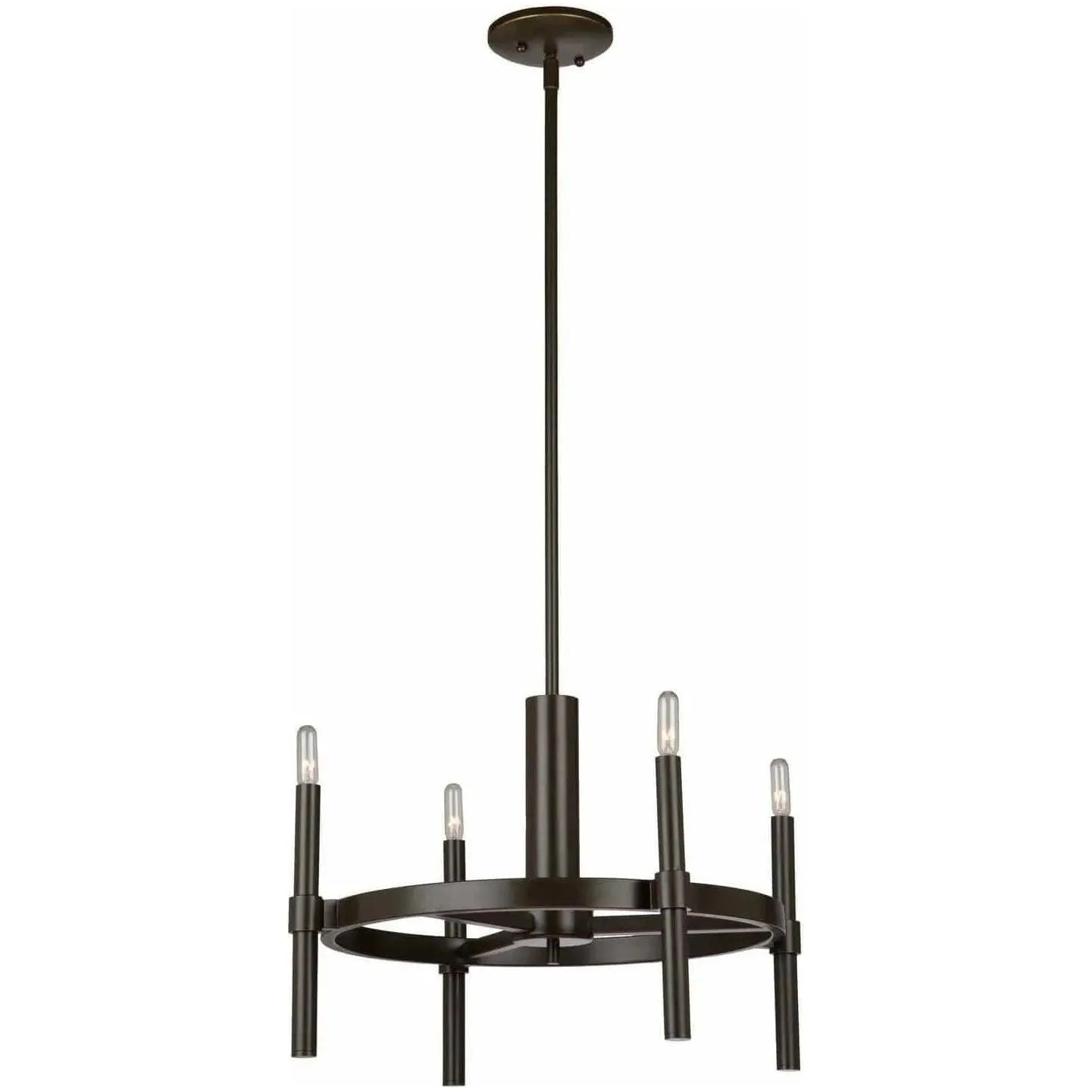 Artcraft Lighting - Encore Four Light Chandelier - AC10665OB | Montreal Lighting & Hardware