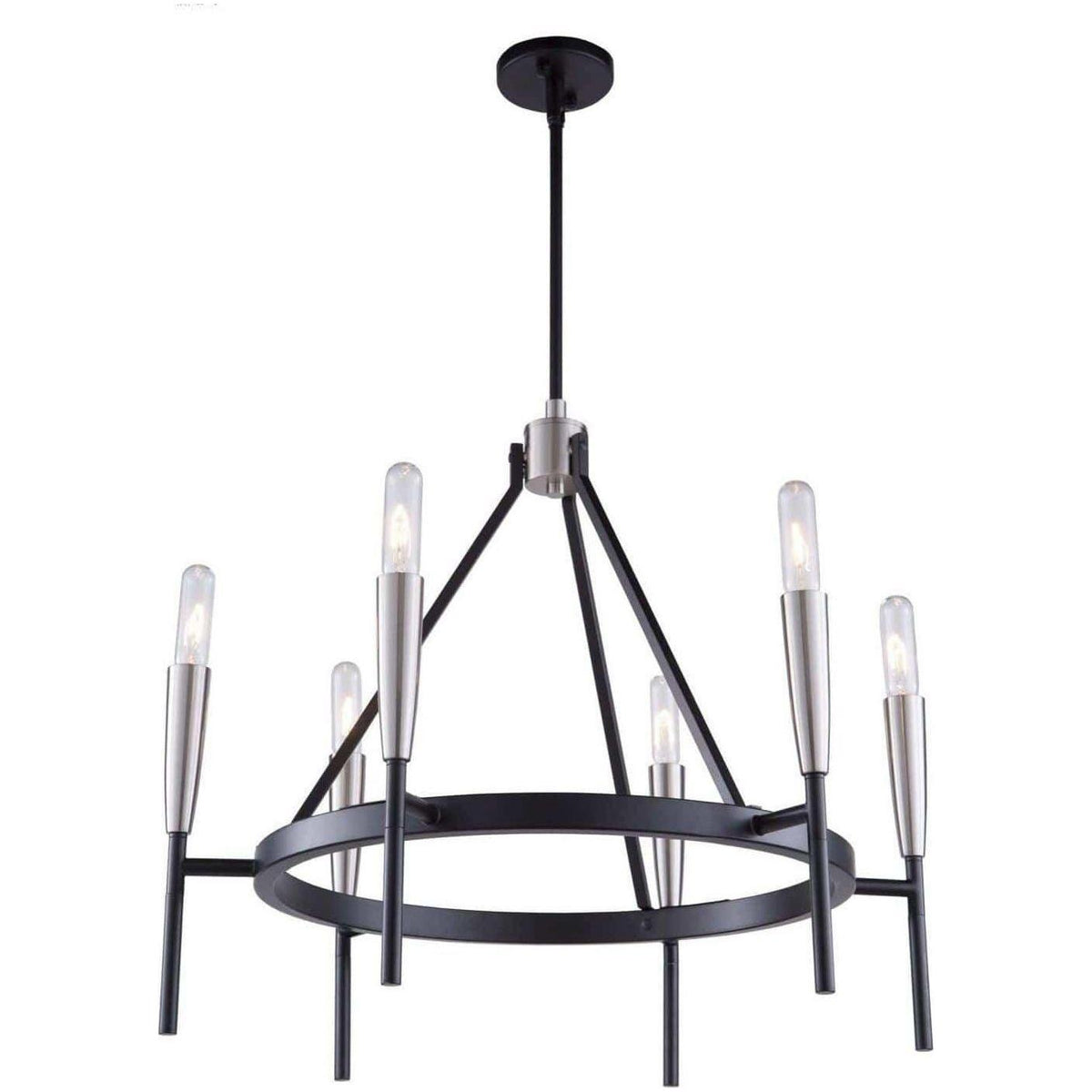 Artcraft Lighting - Flute Six Light Chandelier - AC11416 | Montreal Lighting & Hardware