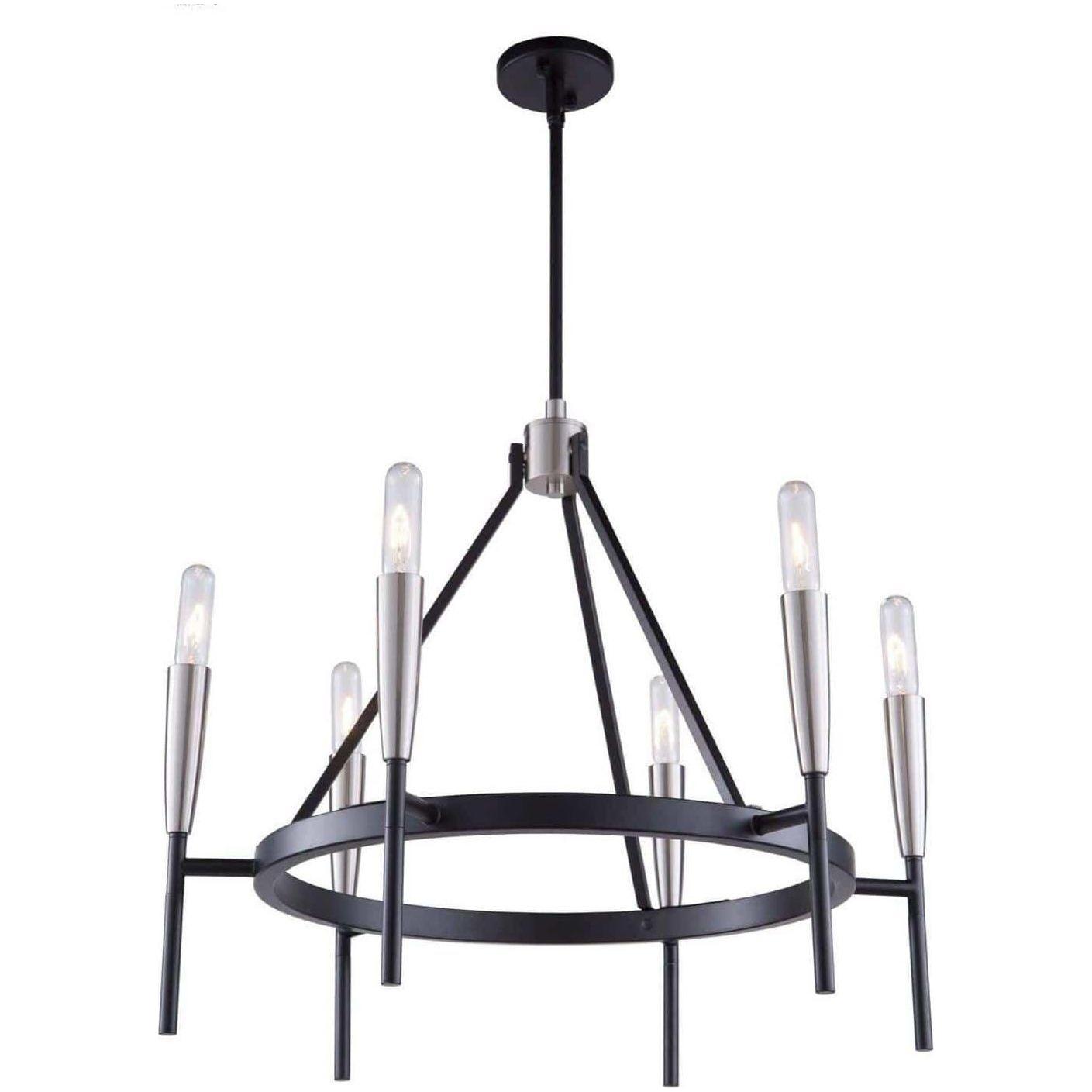 Artcraft Lighting - Flute Six Light Chandelier - AC11416 | Montreal Lighting & Hardware