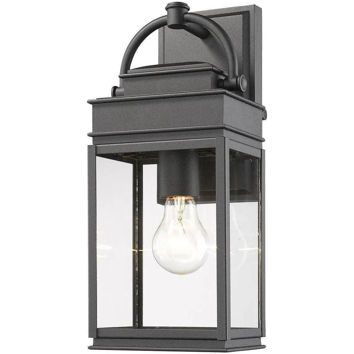 Artcraft Lighting - Fulton One Light Outdoor Wall Mount - AC8220BK | Montreal Lighting & Hardware