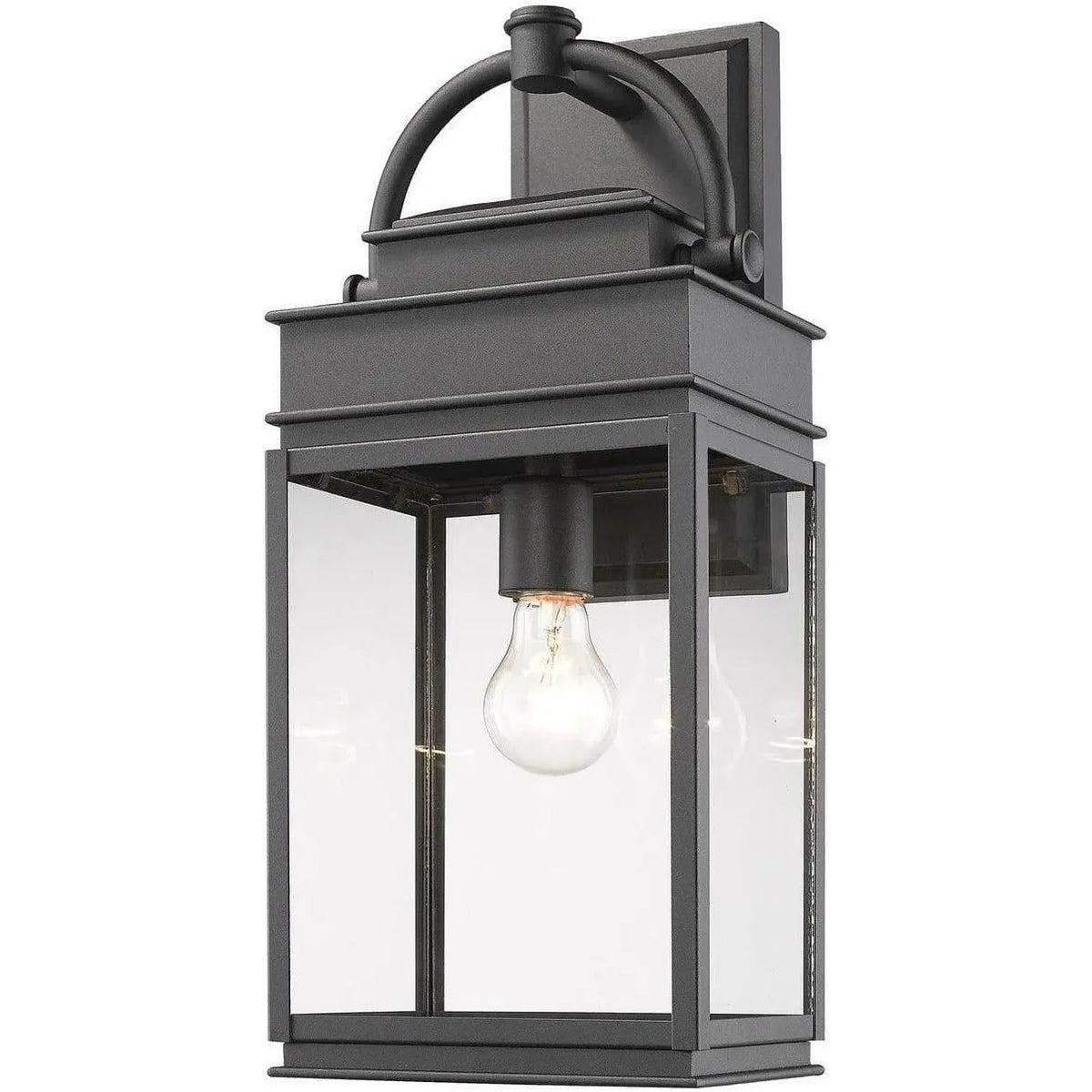 Artcraft Lighting - Fulton One Light Outdoor Wall Mount - AC8230BK | Montreal Lighting & Hardware