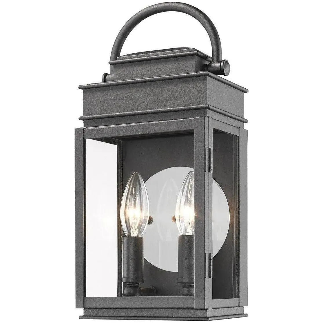Artcraft Lighting - Fulton Two Light Outdoor Wall Mount - AC8221BK | Montreal Lighting & Hardware