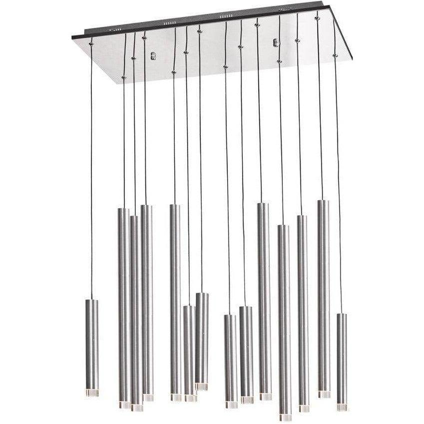 Artcraft Lighting - Galiano 14 Light Island Pendant - AC7099SA | Montreal Lighting & Hardware