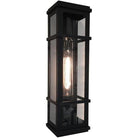 Artcraft Lighting - Granger Square One Light Wall Sconce - SC13112BK | Montreal Lighting & Hardware