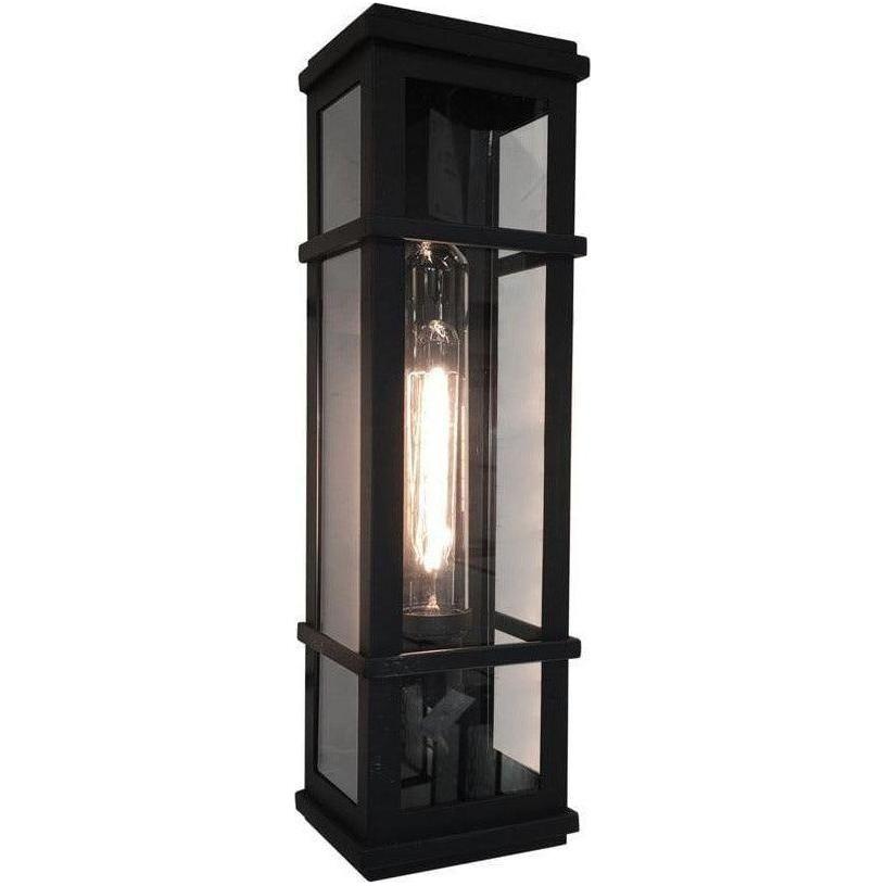 Artcraft Lighting - Granger Square One Light Wall Sconce - SC13112BK | Montreal Lighting & Hardware
