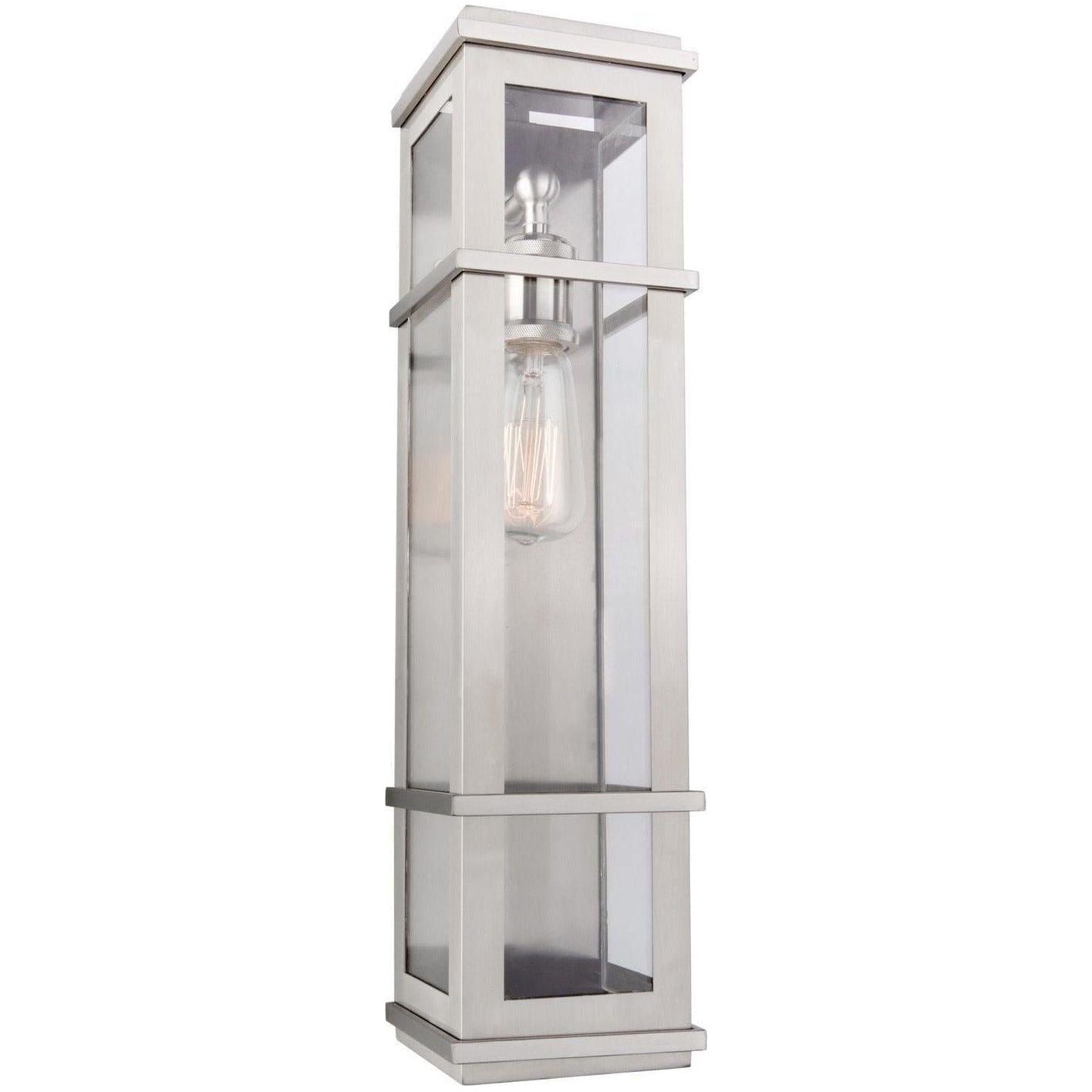 Artcraft Lighting - Granger Square One Light Wall Sconce - SC13112SS | Montreal Lighting & Hardware