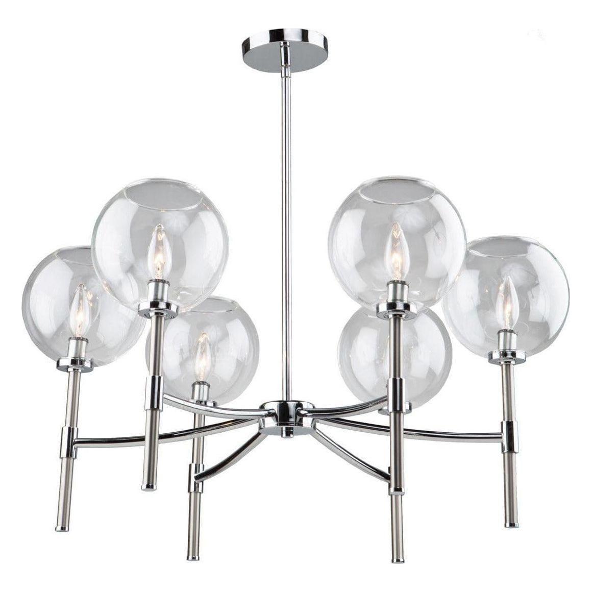 Artcraft Lighting - Hamilton Six Light Chandelier - SC13126CB | Montreal Lighting & Hardware