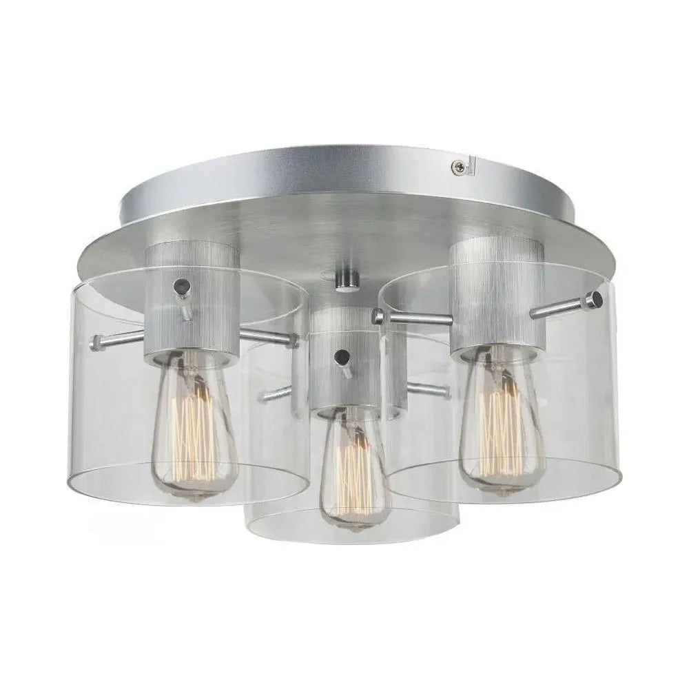 Artcraft Lighting - Henley Three Light Flush Mount - AC11524CL | Montreal Lighting & Hardware