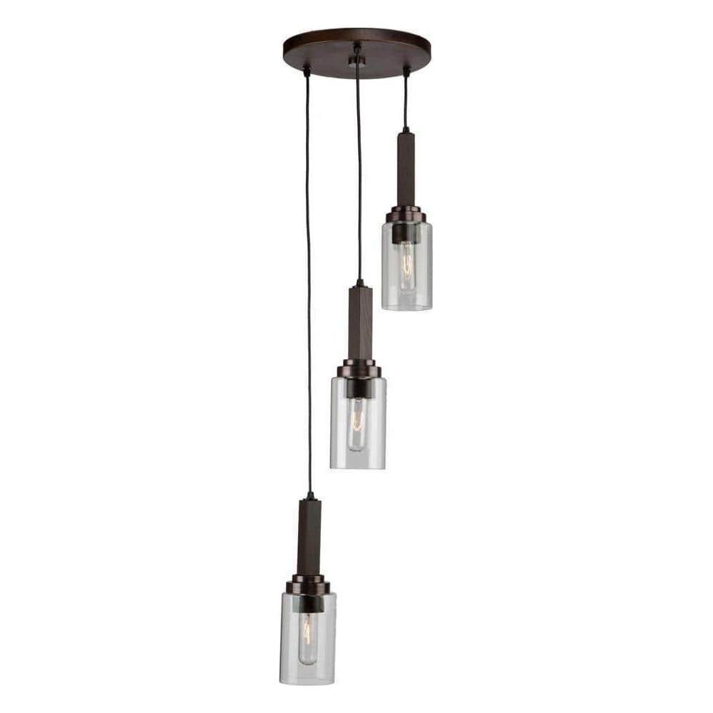 Artcraft Lighting - Home Glow Three Light Pendant - AC10863BU | Montreal Lighting & Hardware