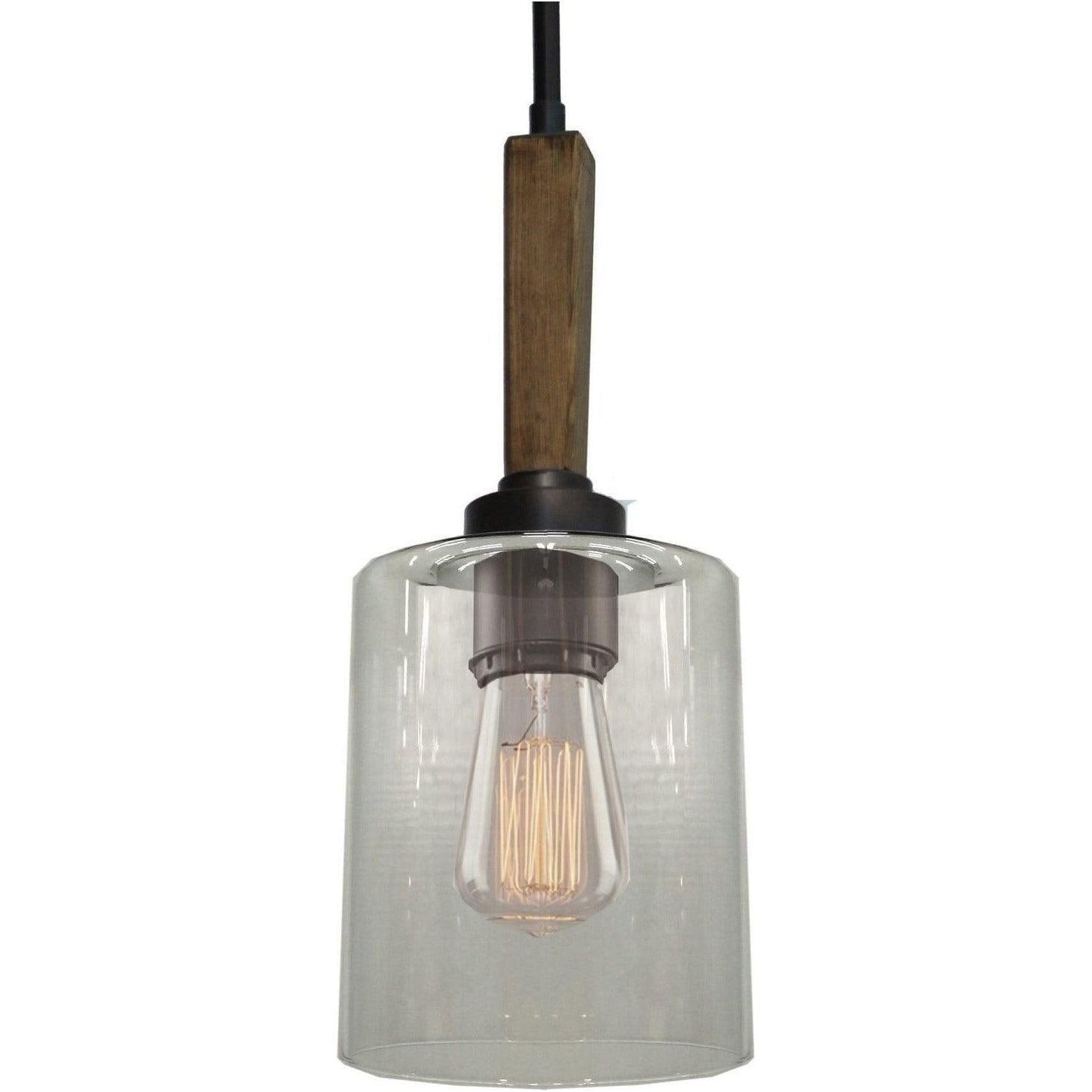 Artcraft Lighting - Legno Rustico One Light Pendant - AC10141BB | Montreal Lighting & Hardware