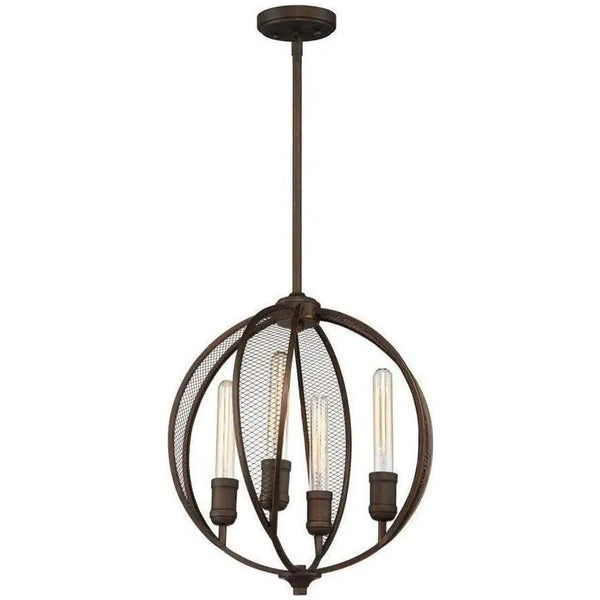 Linden Quatre Lumières Suspendu