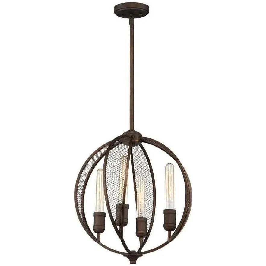 Artcraft Lighting - Linden Four Light Chandelier - AC10904OB | Montreal Lighting & Hardware