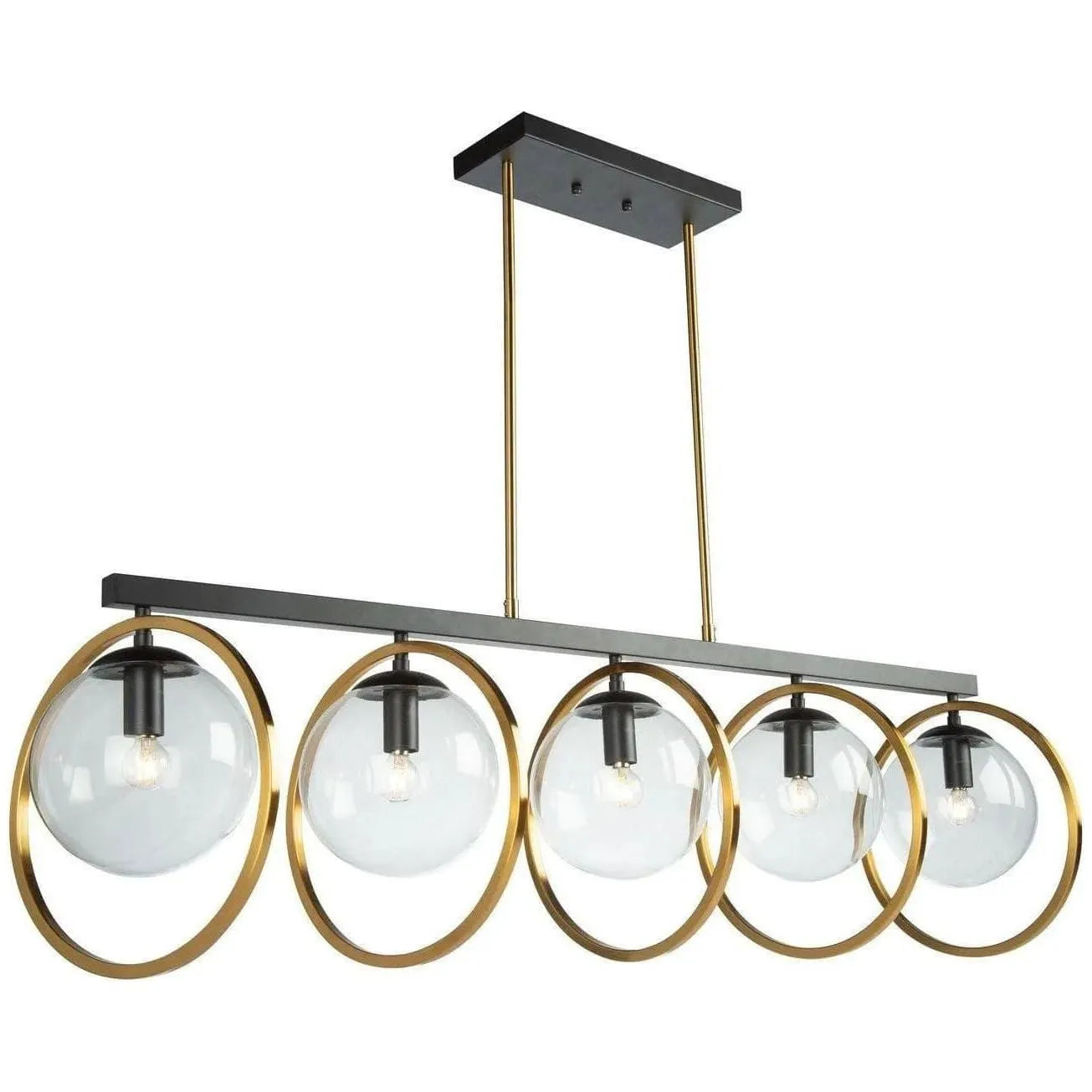 Artcraft Lighting - Lugano Five Light Island Pendant - AC10896VB | Montreal Lighting & Hardware