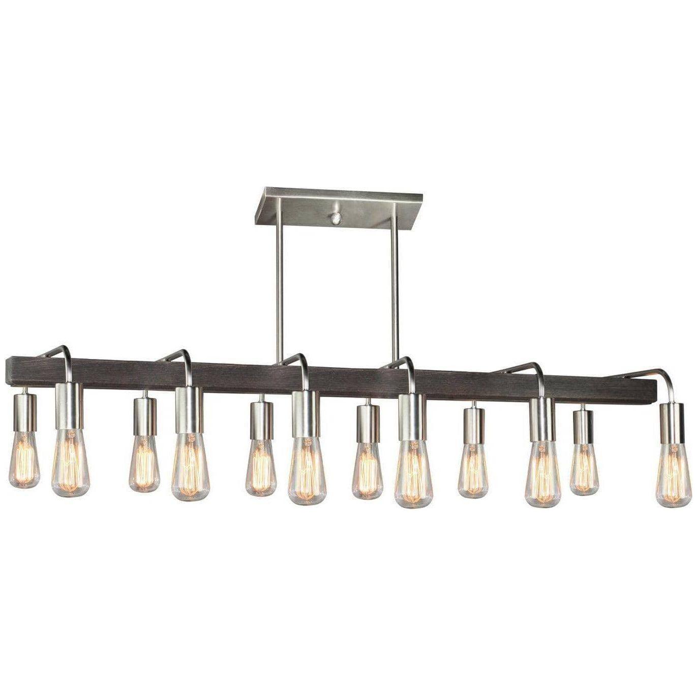 Artcraft Lighting - Lynwood 12 Light Island Pendant - AC10452BN | Montreal Lighting & Hardware