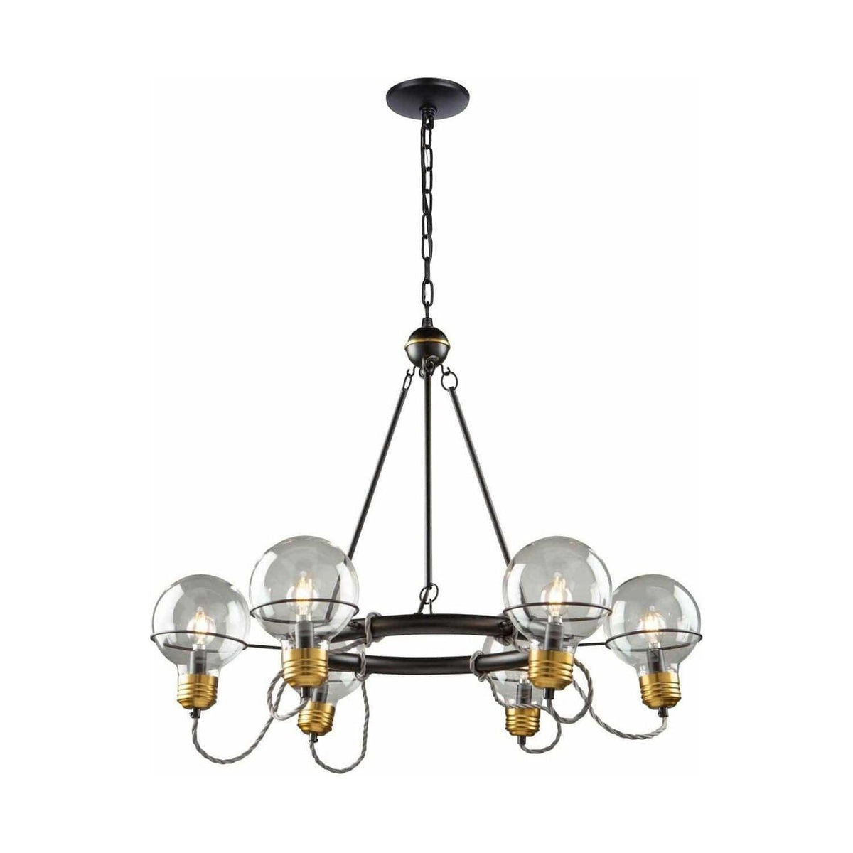Artcraft Lighting - Martina Chandelier - AC11727BK | Montreal Lighting & Hardware