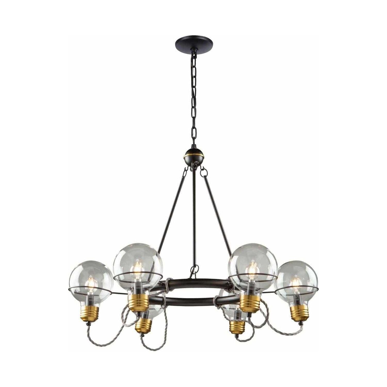 Artcraft Lighting - Martina Chandelier - AC11727BK | Montreal Lighting & Hardware