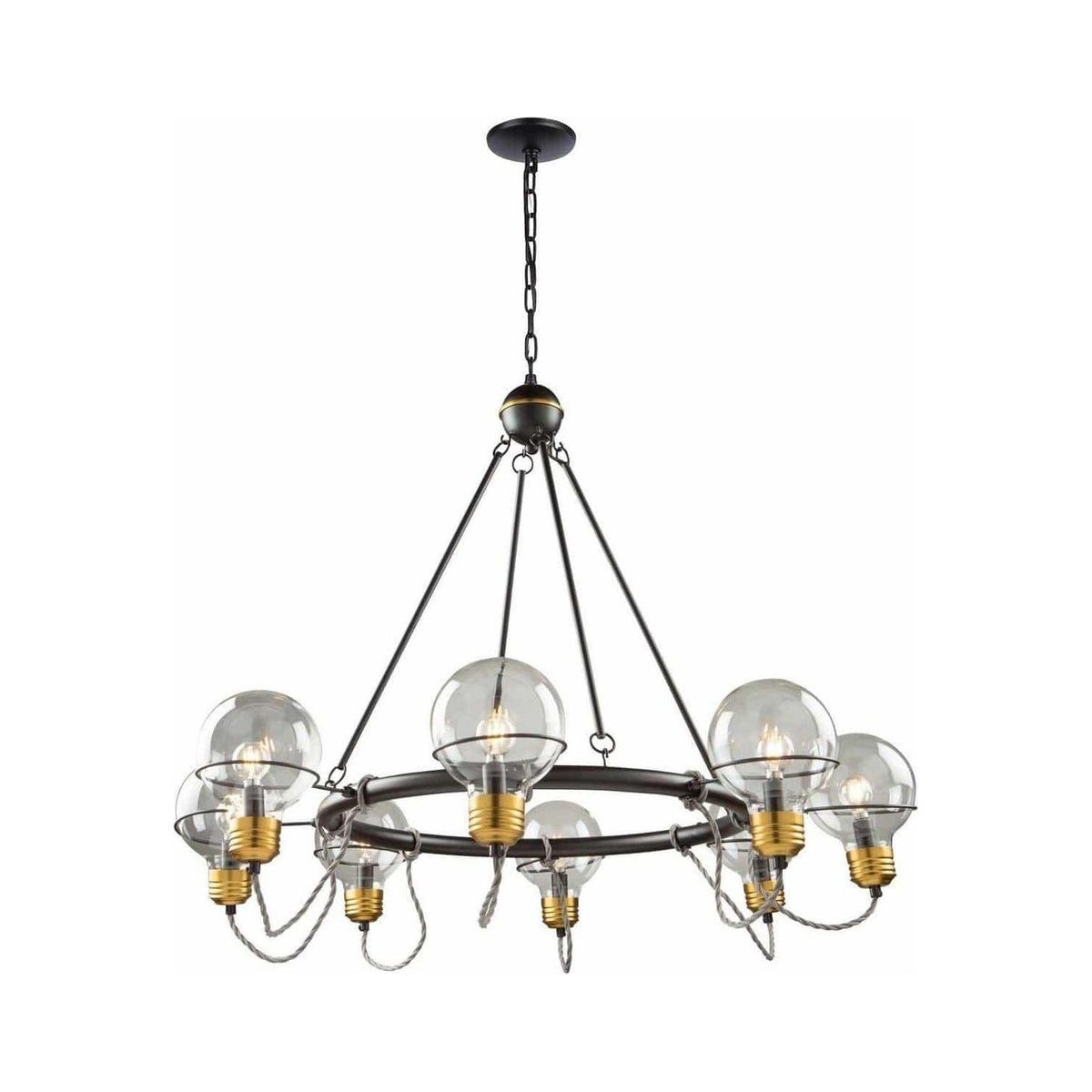 Artcraft Lighting - Martina Chandelier - AC11728BK | Montreal Lighting & Hardware