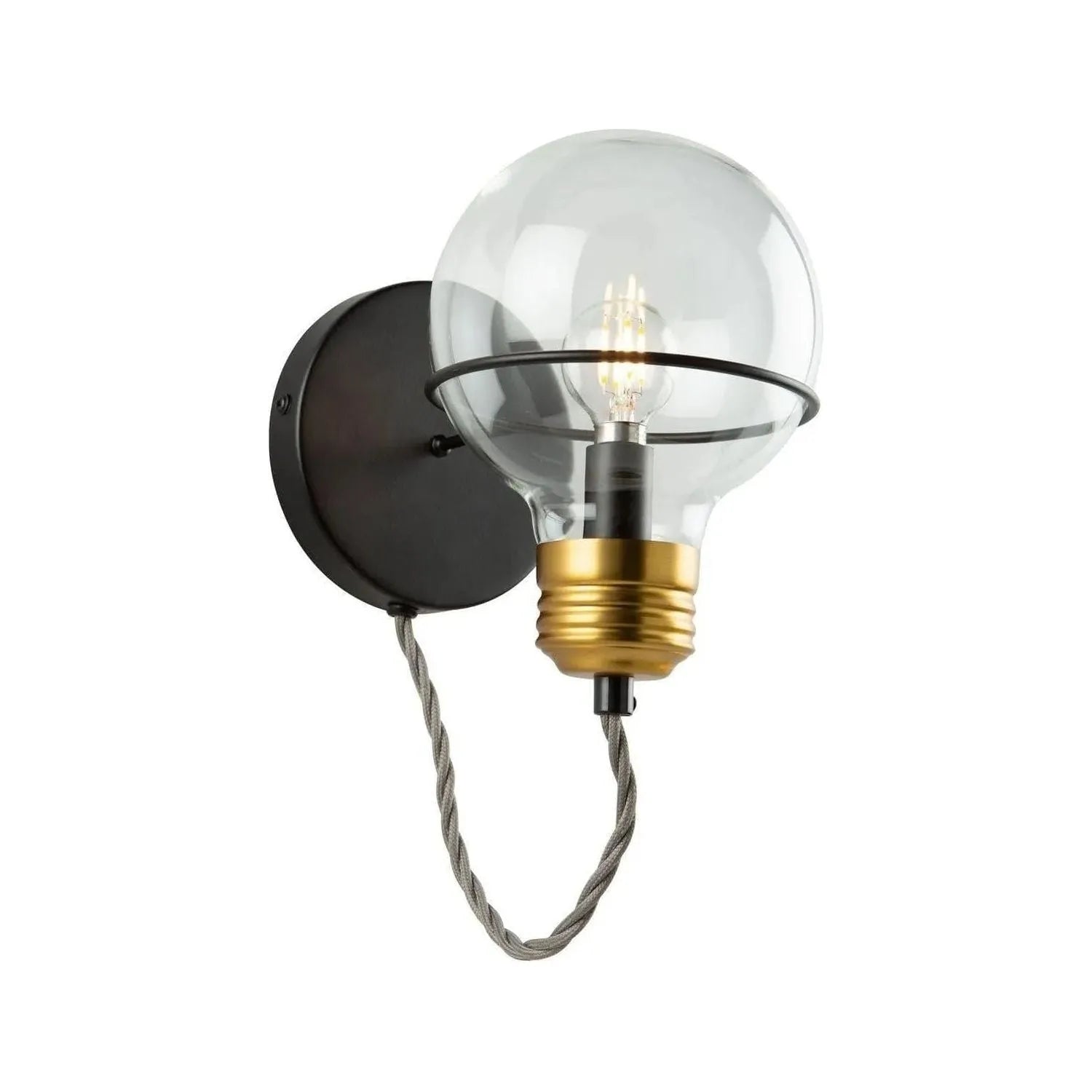Artcraft Lighting - Martina Wall Sconce - AC11721BK | Montreal Lighting & Hardware