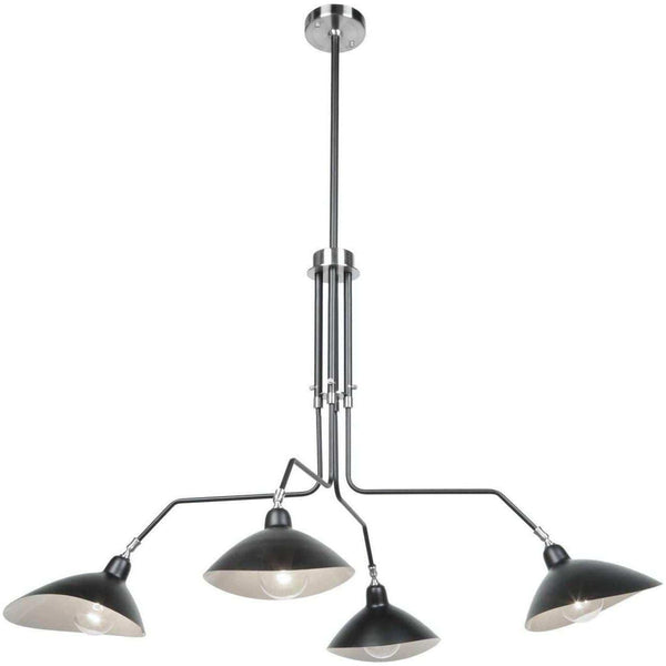 Nero Four Light Chandelier