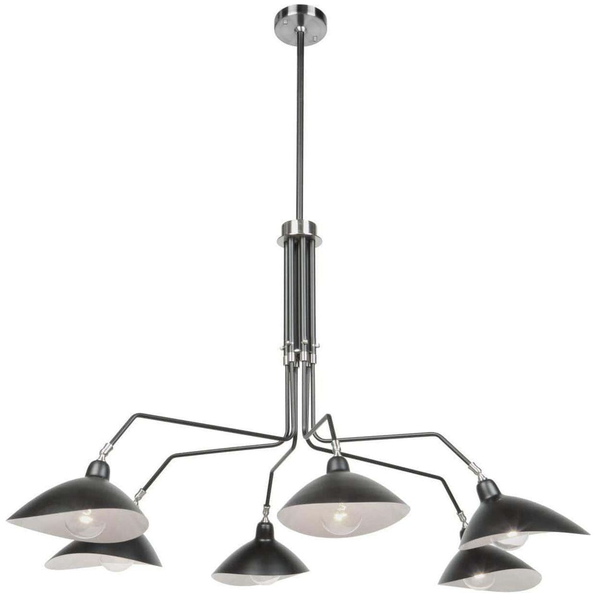 Artcraft Lighting - Nero Six Light Chandelier - AC11216 | Montreal Lighting & Hardware