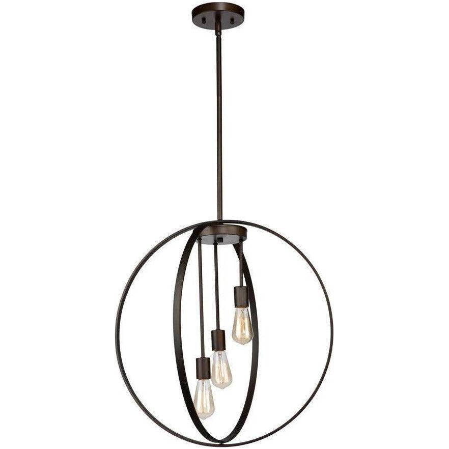 Artcraft Lighting - Newport Three Light Chandelier - AC10883OB | Montreal Lighting & Hardware