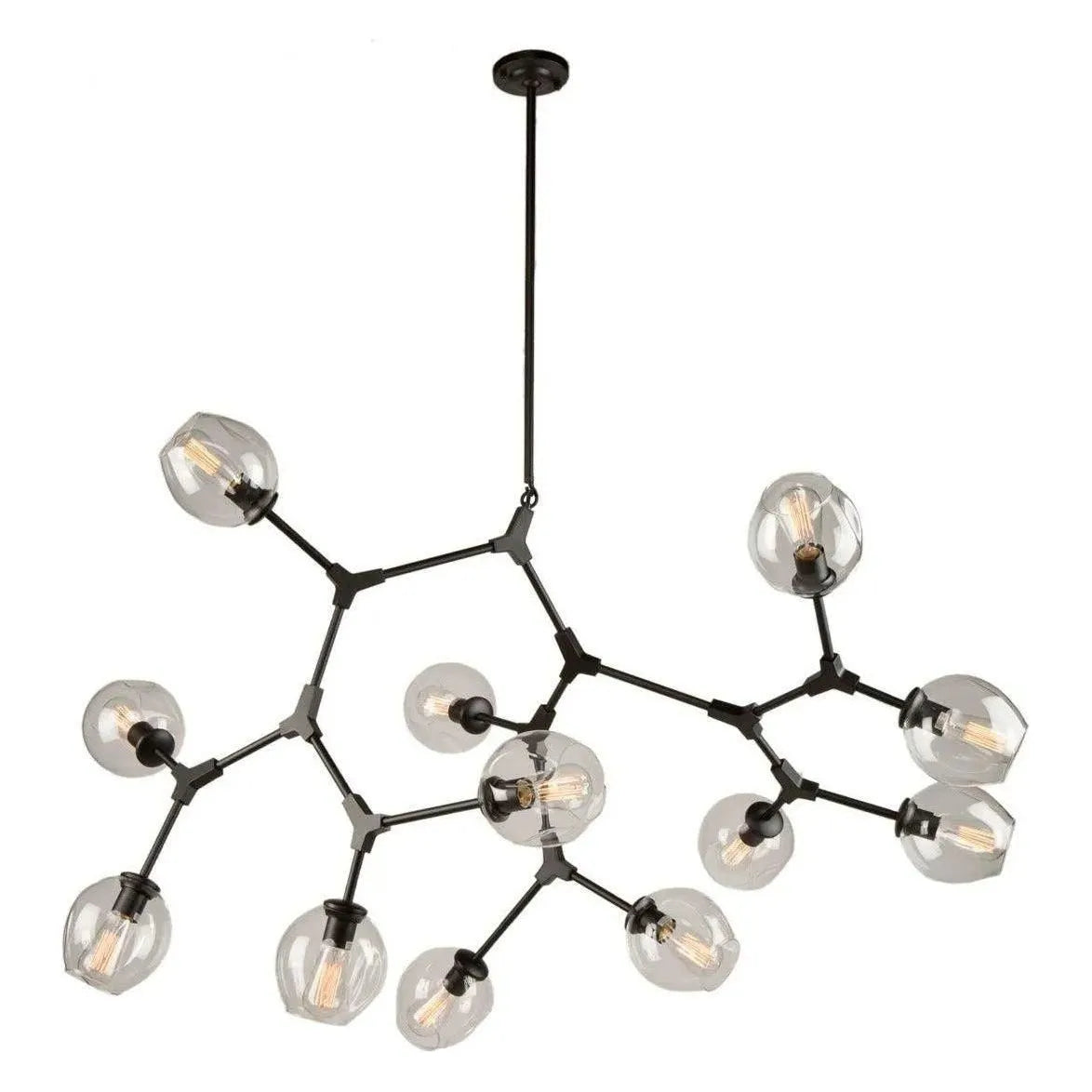 Artcraft Lighting - Organic 12 Light Chandelier - JA14022BK | Montreal Lighting & Hardware