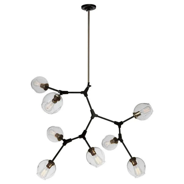 Organic Eight Light Chandelier