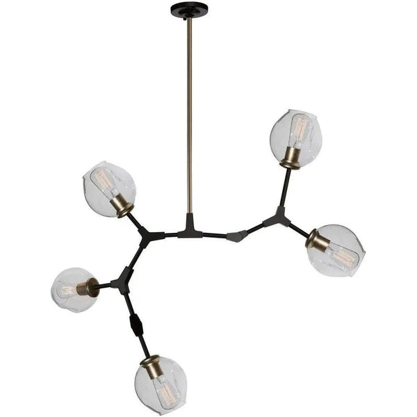 Organic Five Light Chandelier