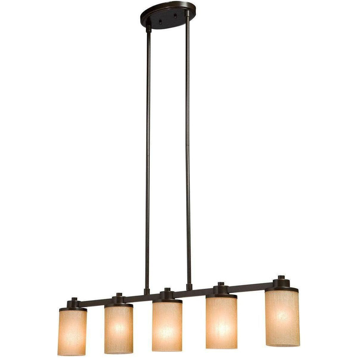 Artcraft Lighting - Parkdale Five Light Island Pendant - AC1306OB | Montreal Lighting & Hardware