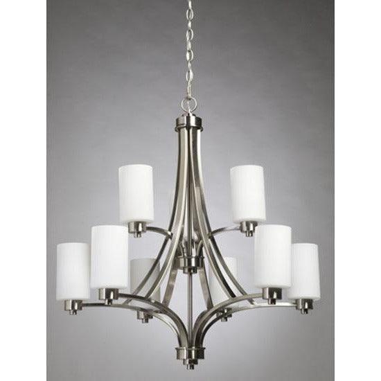 Artcraft Lighting - Parkdale Nine Light Chandelier - AC1309PN | Montreal Lighting & Hardware