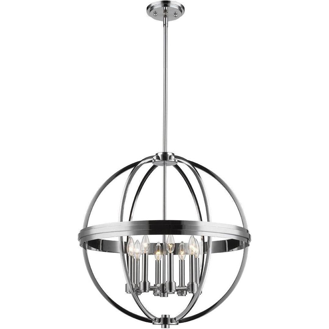 Artcraft Lighting - Roxbury Eight Light Chandelier - AC10698CH | Montreal Lighting & Hardware