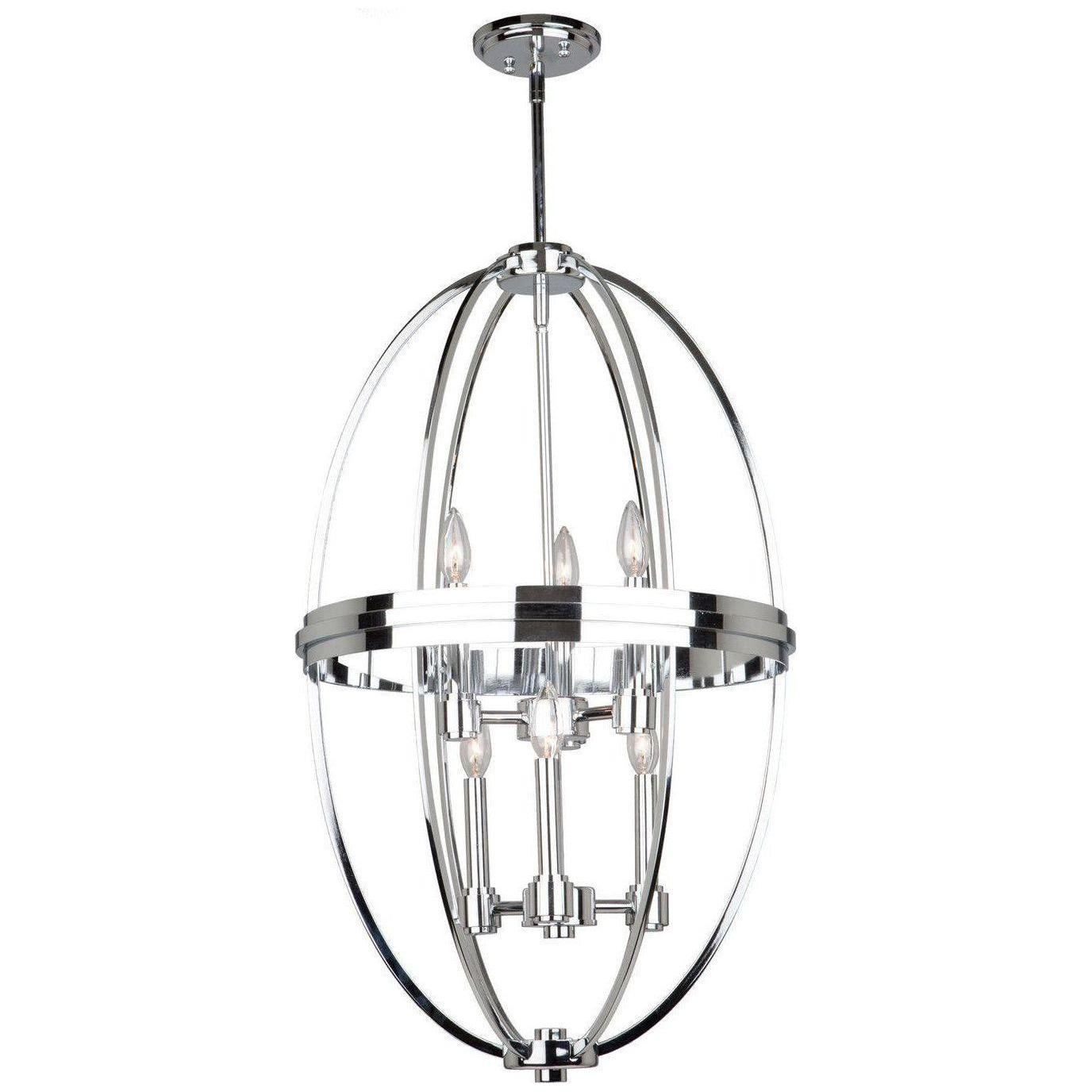 Artcraft Lighting - Roxbury Six Light Chandelier - AC10696CH | Montreal Lighting & Hardware