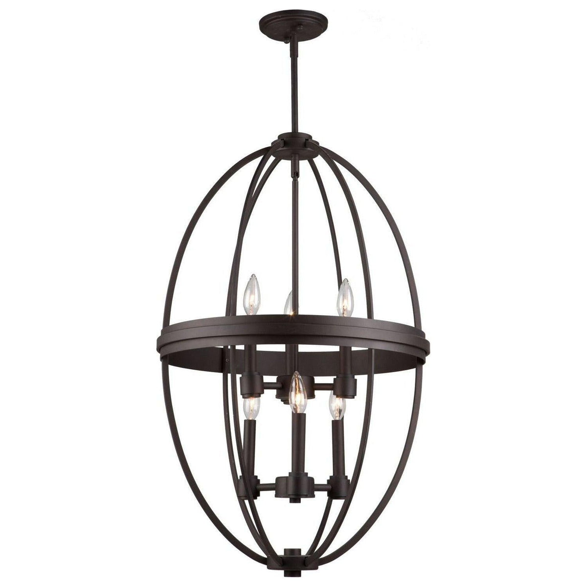 Artcraft Lighting - Roxbury Six Light Chandelier - AC10696OB | Montreal Lighting & Hardware