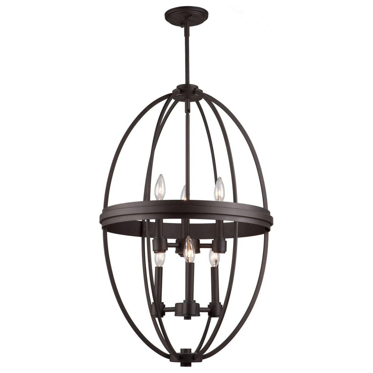 Artcraft Lighting - Roxbury Six Light Chandelier - AC10696CH | Montreal Lighting & Hardware