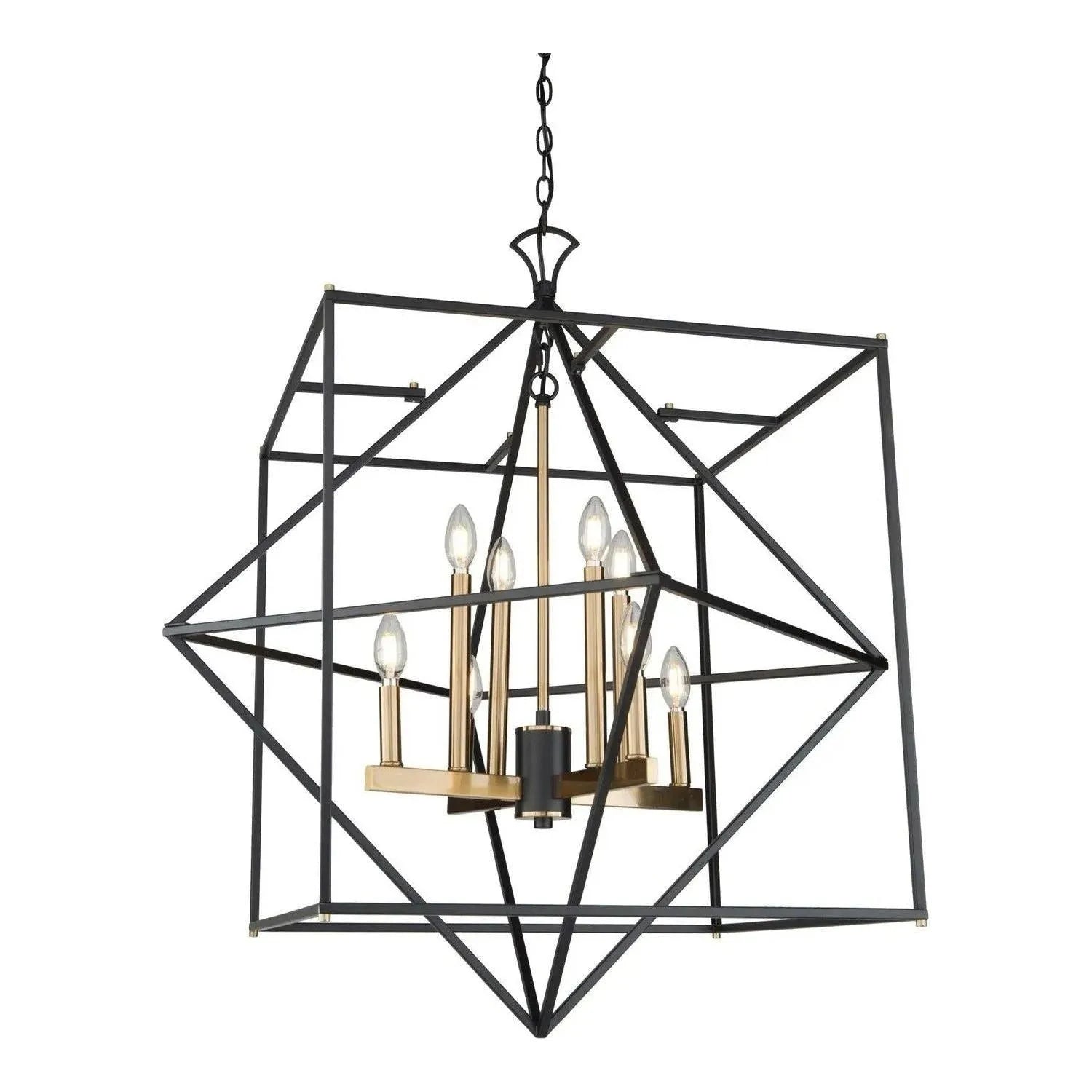 Artcraft Lighting - Roxton Eight Light Chandelier - AC11208PN | Montreal Lighting & Hardware