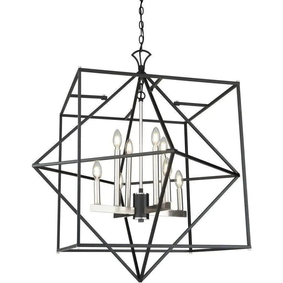 Artcraft Lighting - Roxton Eight Light Chandelier - AC11208PN | Montreal Lighting & Hardware