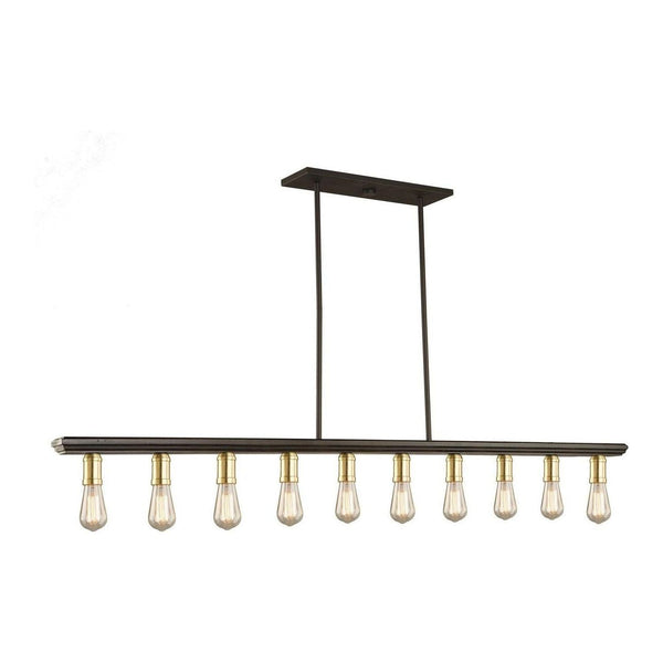 Sandalwood Ten Light Island Pendant