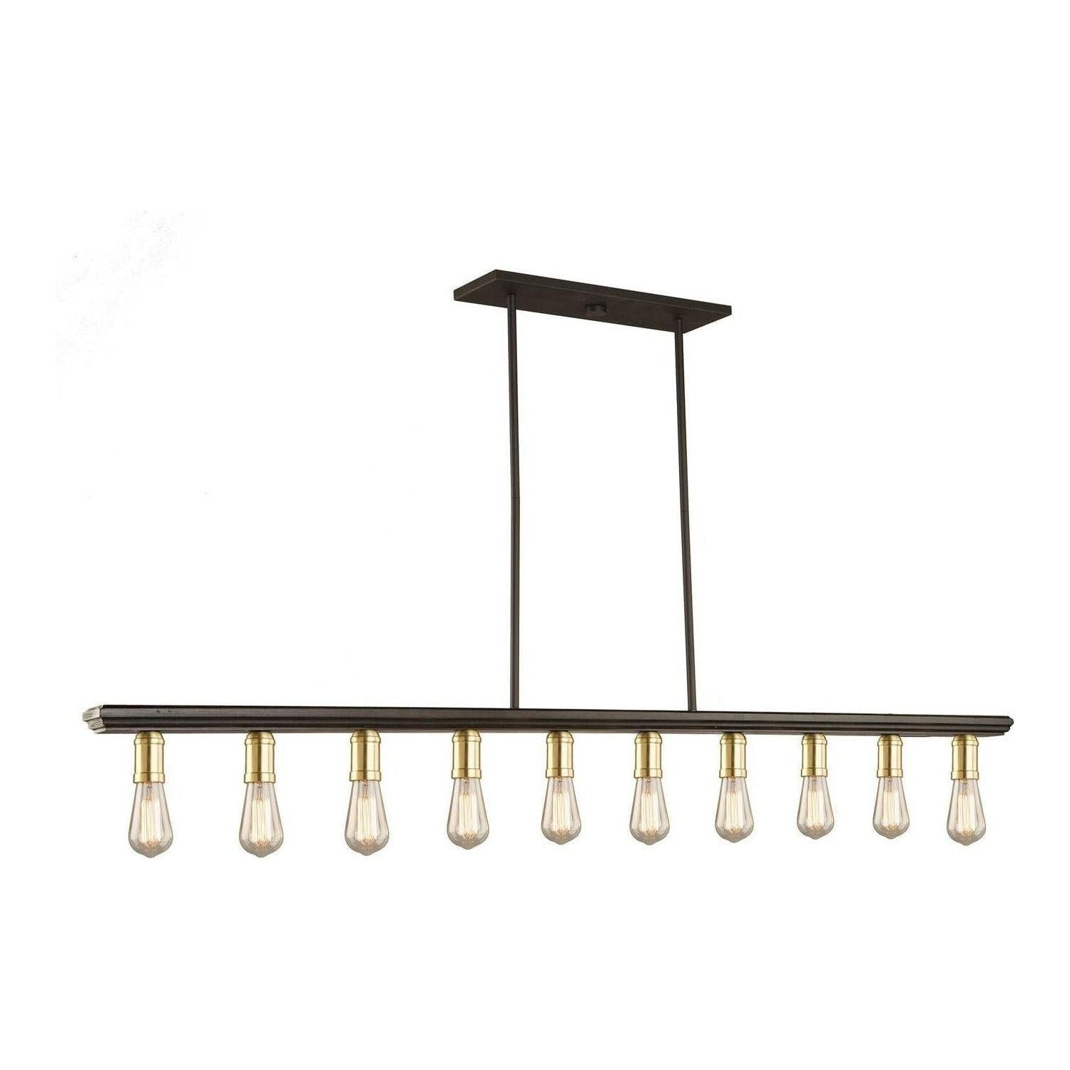 Artcraft Lighting - Sandalwood Ten Light Island Pendant - AC11351SB | Montreal Lighting & Hardware