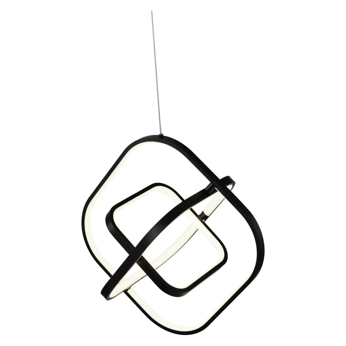 Artcraft Lighting - Sienna Square LED Pendant - AC6690BK | Montreal Lighting & Hardware