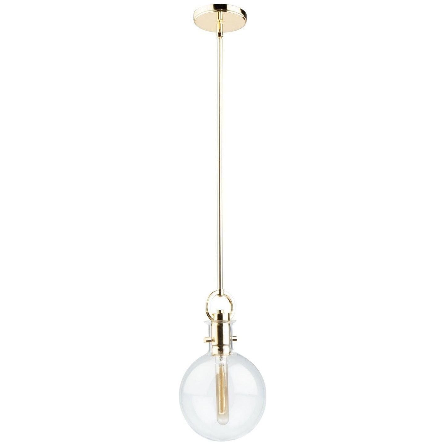 Artcraft Lighting - Single One Light Pendant - AC10120PB | Montreal Lighting & Hardware