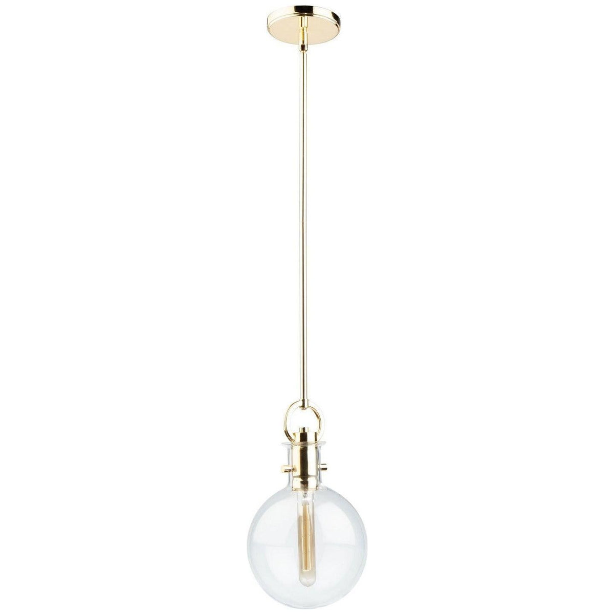 Artcraft Lighting - Single One Light Pendant - AC10120PB | Montreal Lighting & Hardware
